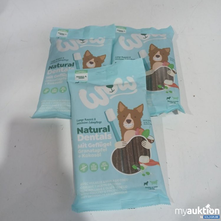 Artikel Nr. 952857 Artikel Nr. 952857: Wow Natural Dentals mit Geflügel Granatapfel & Kokosöl 3x180g