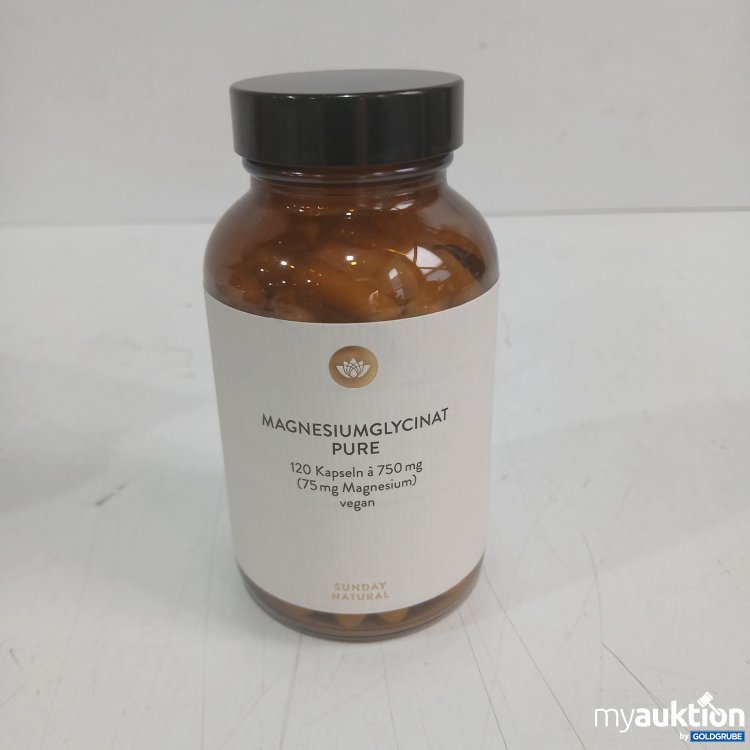 Artikel Nr. 984857 Artikel Nr. 984857: Sunday Natural MagnesiumGlycinat pure 120Kapseln