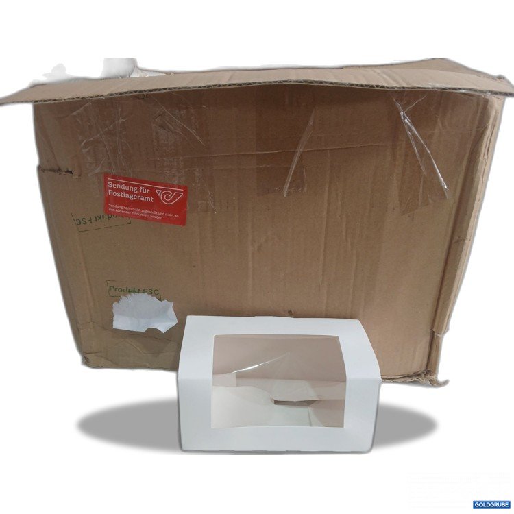 Artikel Nr. 992857 Artikel Nr. 992857: Cupcake Boxen 2er Zellulose-Fenster weiß 100Stk