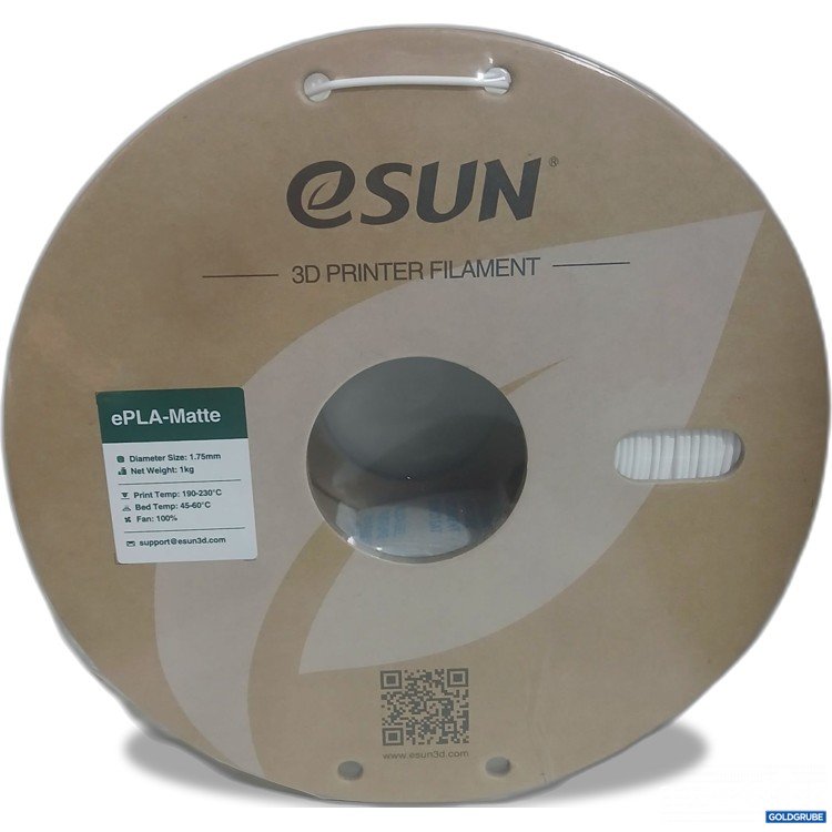 Artikel Nr. 994857 Artikel Nr. 994857: Esun ePLA-Matte 1.75 mm 1 kg Weiß