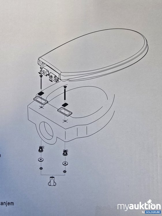 Artikel Nr. 344858: WC Sitz Verosan Duroplast  marmoriert