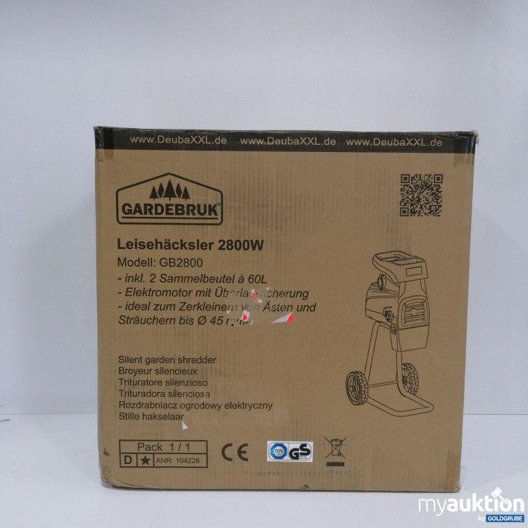 Artikel Nr. 438858: Gardebruk Leisehäcksler GB2800, 2800W