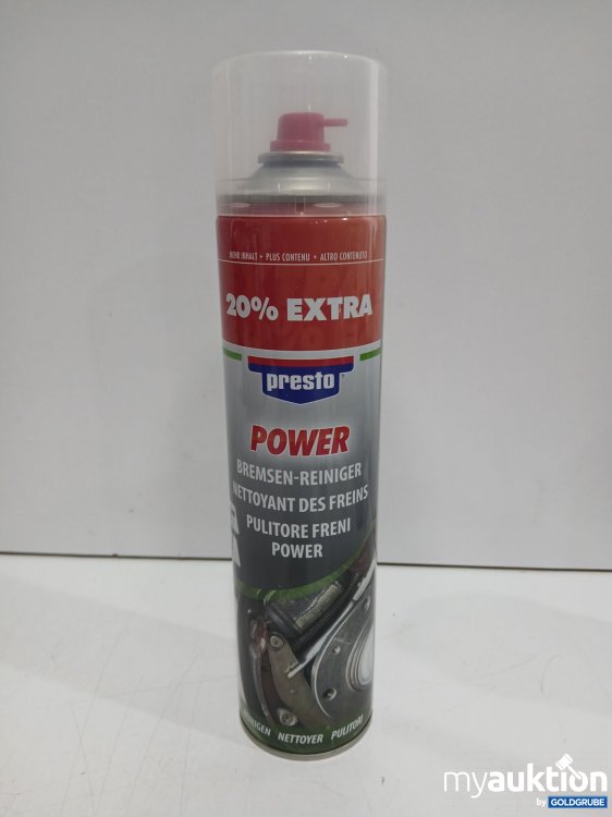 Artikel Nr. 460858 Artikel Nr. 460858: Presto Power Bremsen-Reiniger 600ml