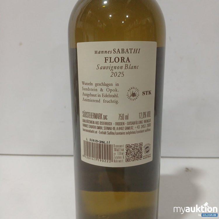 Artikel Nr. 471858: Hannes Sabathi Flora Sauvignon Blanc 750 ml