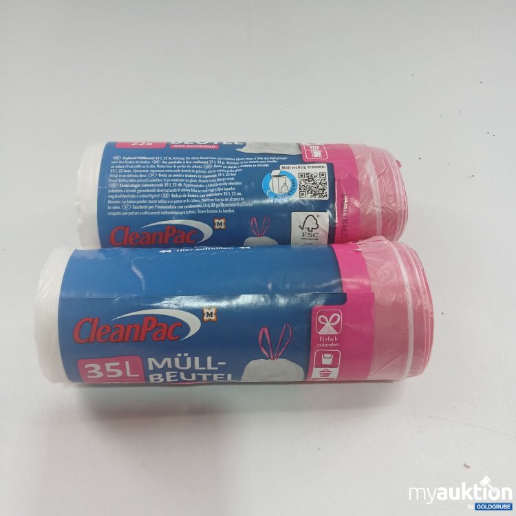Artikel Nr. 839858 Artikel Nr. 839858: CleanPac Müllbeutel 2er Pack x22 Stück x35l