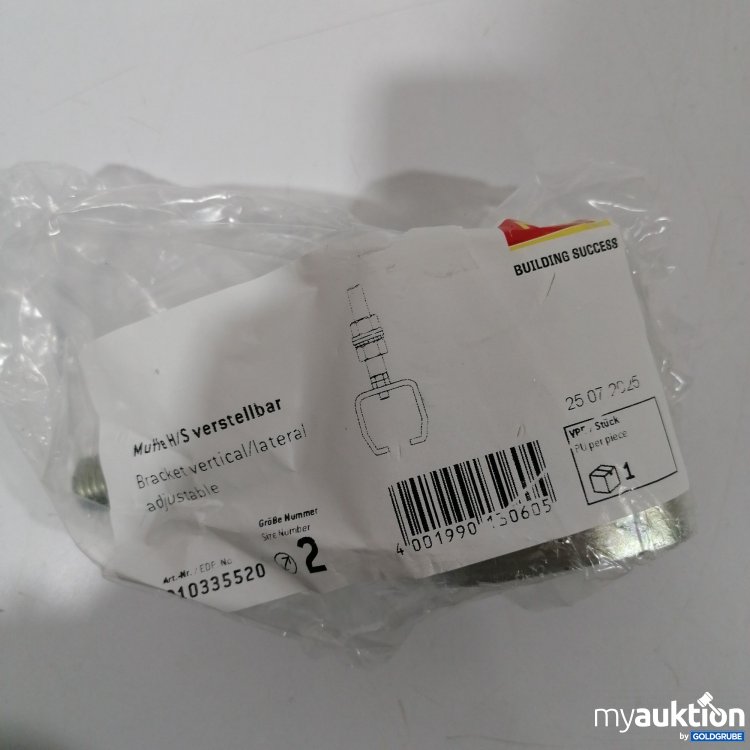 Artikel Nr. 898858: Mea Building Success Muffe H/S verstellbar 010335520