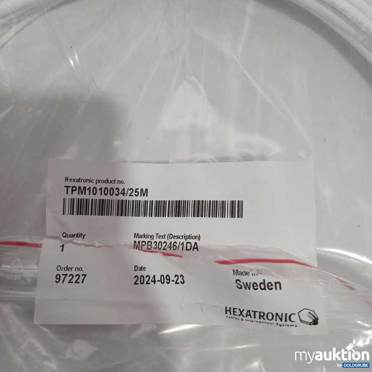 Artikel Nr. 957858: Hexatronic Kabel TPM1010034/25M 