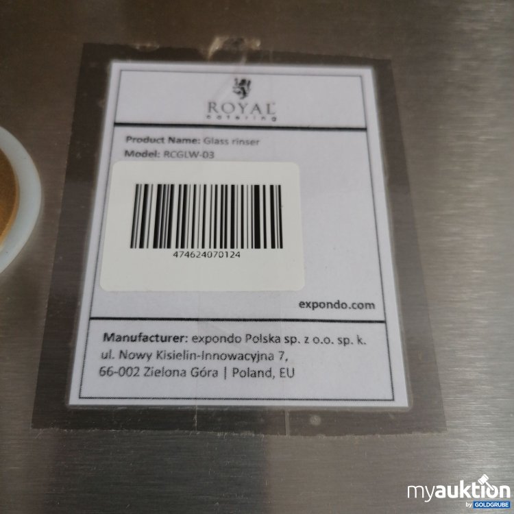 Artikel Nr. 442859: Royal Catering Glass Rinser RCGLW 03