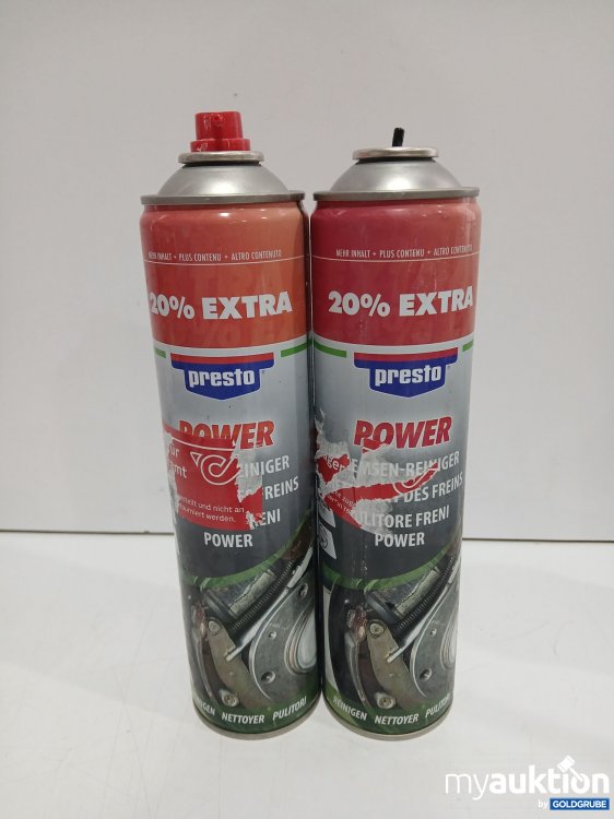 Artikel Nr. 460859 Artikel Nr. 460859: Presto Power Bremsen-Reiniger 2x600ml