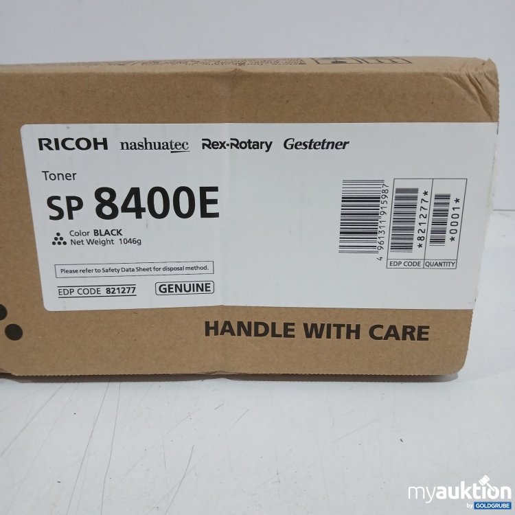 Artikel Nr. 466859 Artikel Nr. 466859: Ricoh Toner SP 8400E Black 1046 g