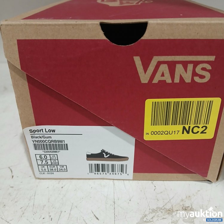 Artikel Nr. 469859 Artikel Nr. 469859: Vans Sport Low Sneaker Black/Gum