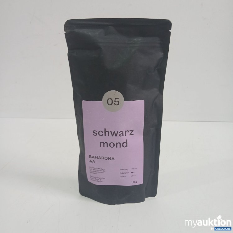 Artikel Nr. 966859: Schwarz mond Baharona AA Kaffee ganze Bohnen  250g 