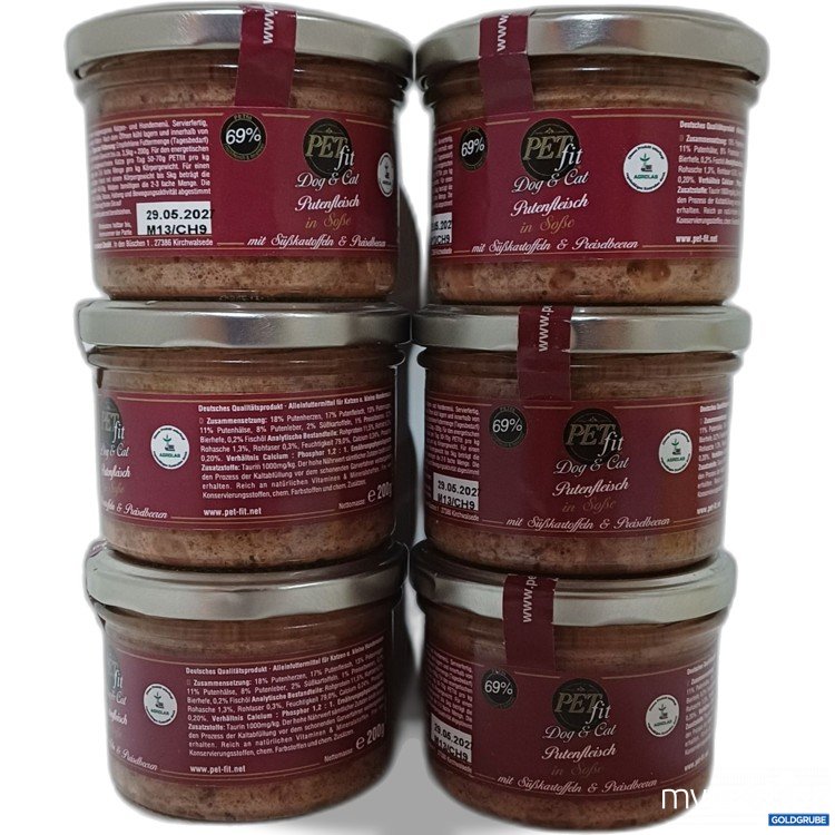 Artikel Nr. 988859: Petfit Dog&Cat Putenfleisch in Soße, 6x200g