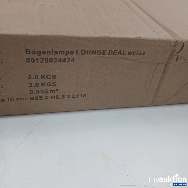 Artikel Nr. 444860: Invicata Big Bow Bogenlampe Lounge Deal weiß 
