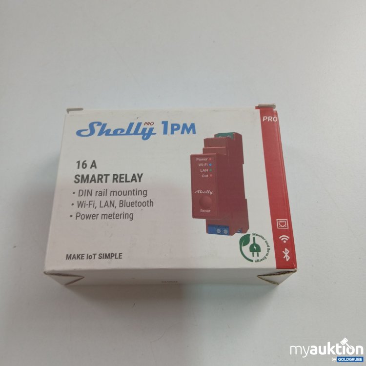 Artikel Nr. 826860 Artikel Nr. 826860: Shelly Pro 1PM 16A Smart Relay