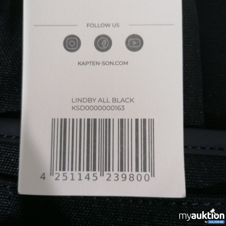 Artikel Nr. 890860: Kapten&Son Laptop Compartment 29,5x25x2cm Lindby all Black KSD0000000163