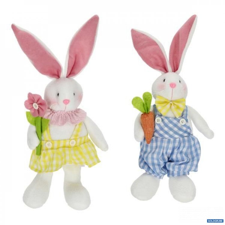 Artikel Nr. 922860: Osterhase, Karo, sitzend, 2/s, ca. 40cmH