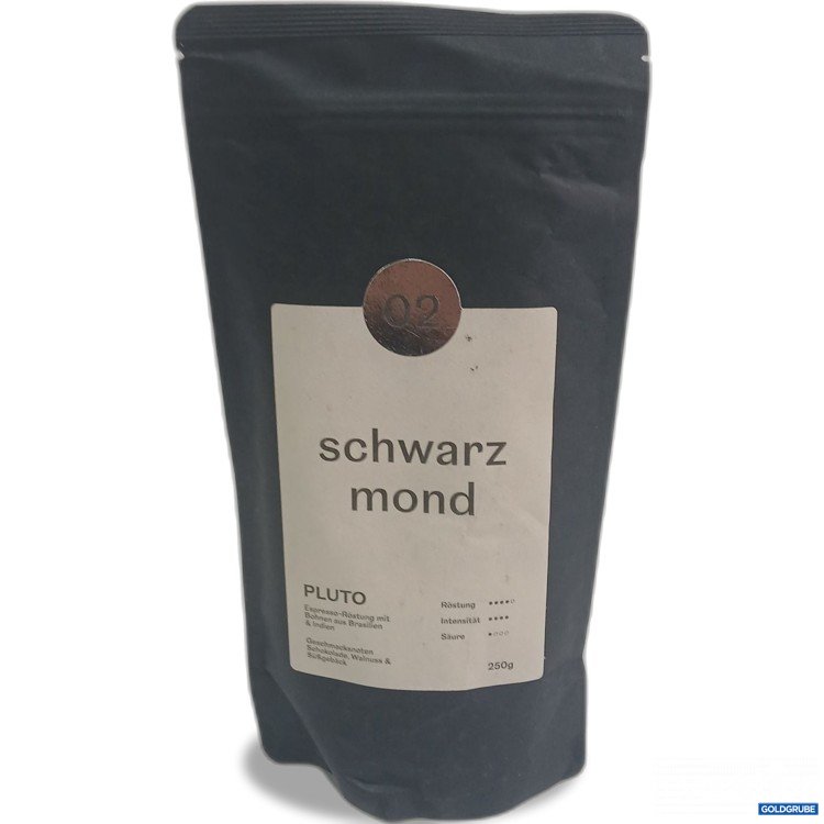 Artikel Nr. 966860: Schwarz mond Pluto Kaffee ganze Bohnen 250g 