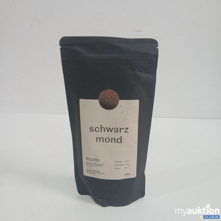 Artikel Nr. 966860: Schwarz mond Pluto Kaffee ganze Bohnen 250g 