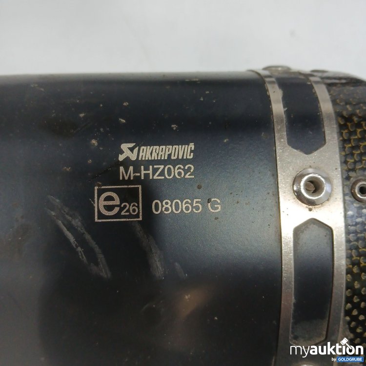 Artikel Nr. 899861: Akrapovic Auspuff + Endschalldämpfer M-HZ062 