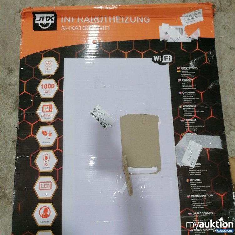 Artikel Nr. 903861: SHX Infrarotheizung SHXA1000-WIFI 