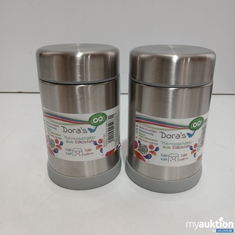 Artikel Nr. 963861: Doras 2 Stk Thermo Lunchbox Stahl 450ml