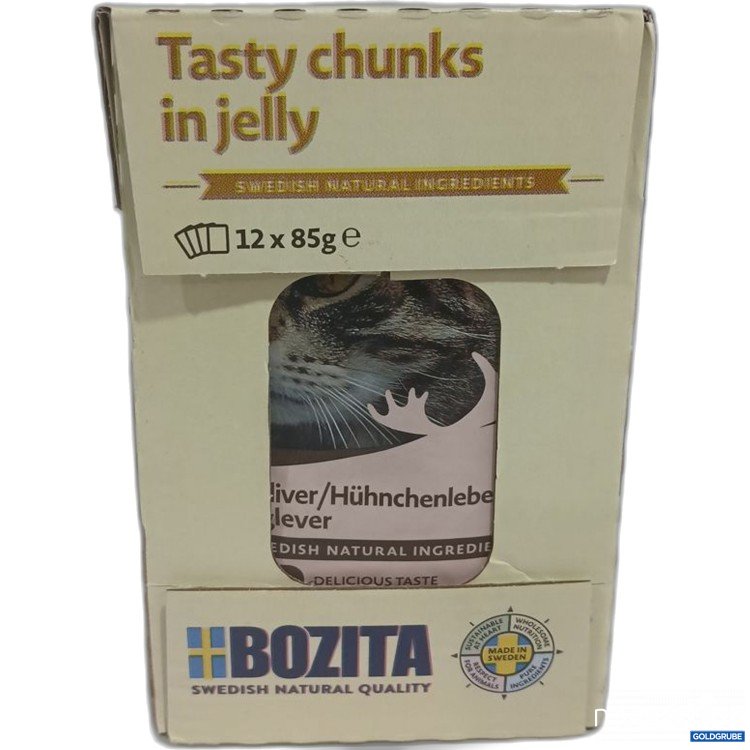 Artikel Nr. 973861 Artikel Nr. 973861: Bozita Tasty chunks in jelly Hühnerleber 12x85 g