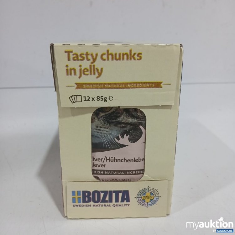 Artikel Nr. 973861 Artikel Nr. 973861: Bozita Tasty chunks in jelly Hühnerleber 12x85 g