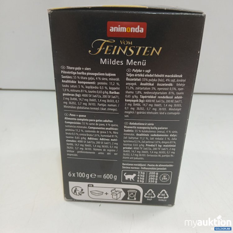 Artikel Nr. 9842861: Animonda vom Feinsten Pute+Käse 6x100g 