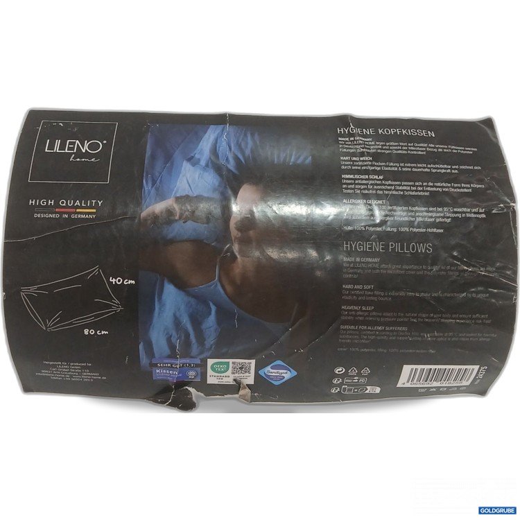 Artikel Nr. 444862: Lileno home High Quality Kopfkissen 80x40cm 