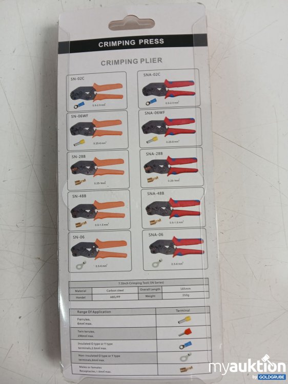 Artikel Nr. 446862 Artikel Nr. 446862: CRIMPING PRESS