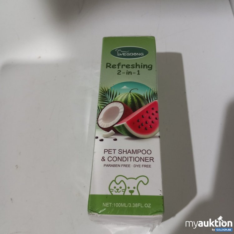 Artikel Nr. 476862 Artikel Nr. 476862: Vegbong Pet Shampoo & Conditioner 100 ml