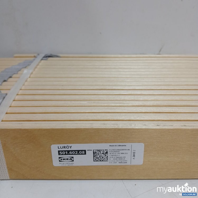 Artikel Nr. 478862 Artikel Nr. 478862: IKEA LURÖY Lattenrost 70x200cm 17xbretter
Art.Nr 501.602.08
