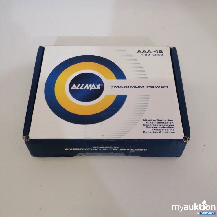 Artikel Nr. 747862 Artikel Nr. 747862: Allmax AAA - 48 stk Batterien