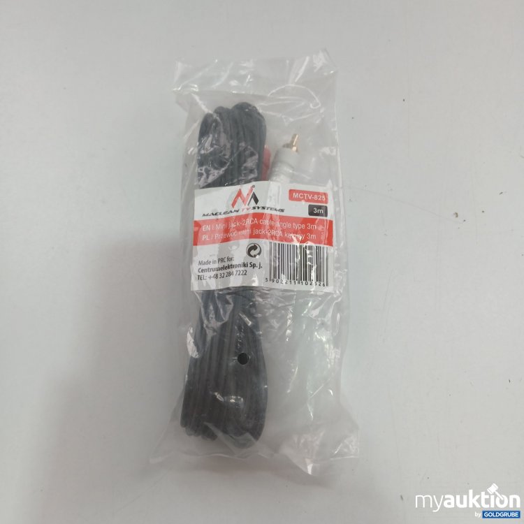 Artikel Nr. 839862 Artikel Nr. 839862: MTS Mini jack- 2RCA cable 3m MCTV-826