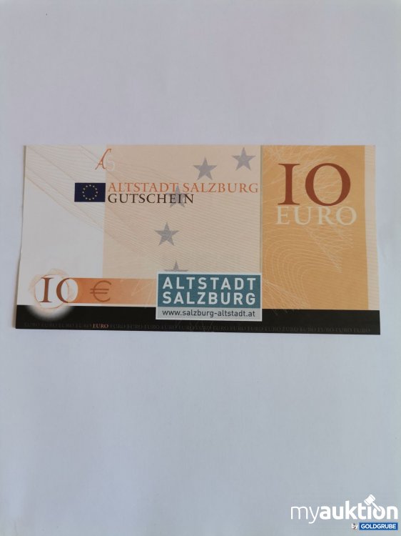 Artikel Nr. 845862 Artikel Nr. 845862: Altstadt Salzburg Gutschein Wert 10 Euro
