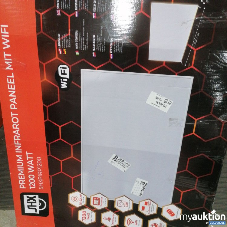 Artikel Nr. 903862: SHX Premium Infrarot Paneel mit Wifi SHXPIRP1200
