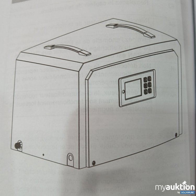 Artikel Nr. 982862 Artikel Nr. 982862: Kommerzieller Luftentfeuchter Model.No. FP10916DE