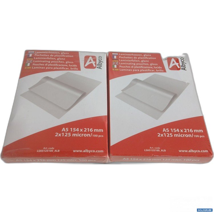Artikel Nr. 992862 Artikel Nr. 992862: Albyco A5 Laminierfolien 154x216mm je 100Stk