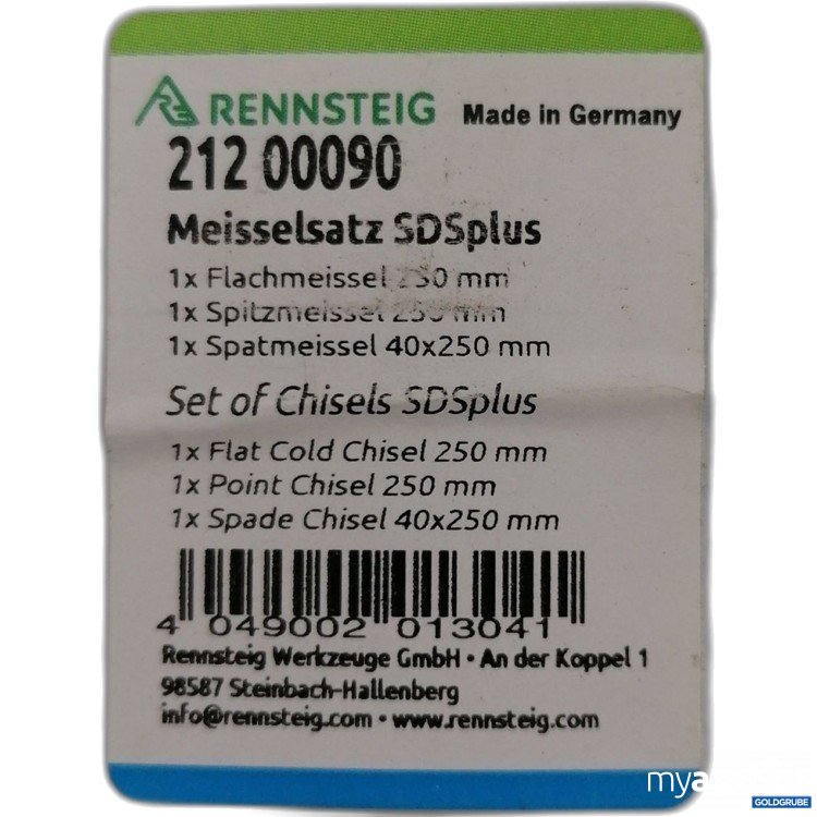 Artikel Nr. 441863: Rennsteig Meisselsatz SDSplus 212 00090