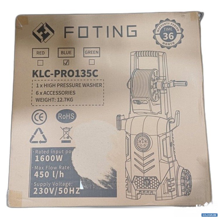 Artikel Nr. 447863 Artikel Nr. 447863: FOTING Hochdruckreiniger KLC-PRO135C Blau