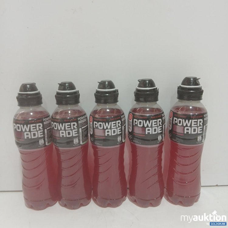 Artikel Nr. 467863: 5 Flaschen Powerade Wild Cherry 500 ml