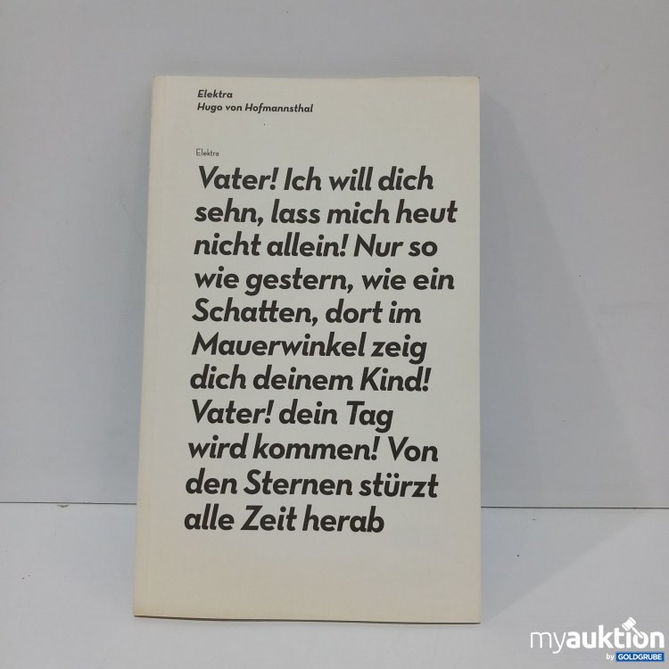 Artikel Nr. 820863 Artikel Nr. 820863: Elektra Buch