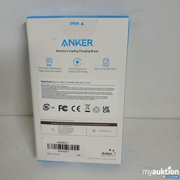 Artikel Nr. 824863 Artikel Nr. 824863: USB-C Ladekabel Anker Series5