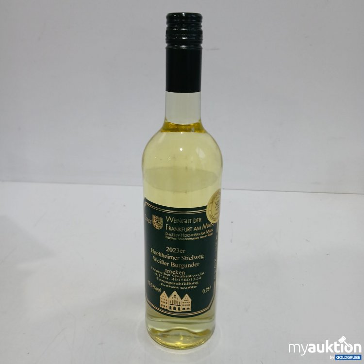 Artikel Nr. 870863 Artikel Nr. 870863: Hochheimer Stielweg Weißer Burgunder 0.75l
