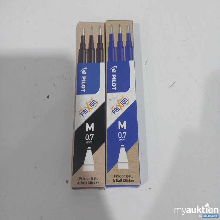 Artikel Nr. 891863: Frixion Pilot Nachfüller blau & schwarz M 0.7 