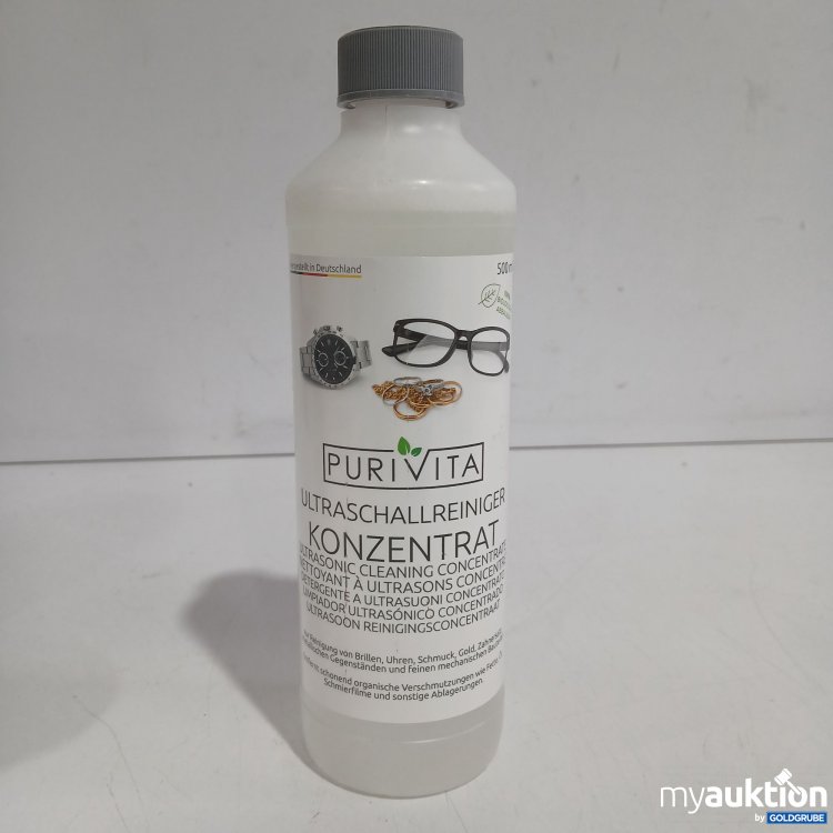 Artikel Nr. 893863 Artikel Nr. 893863: Purivita Ultraschall Reiniger Konzentrat 500ml