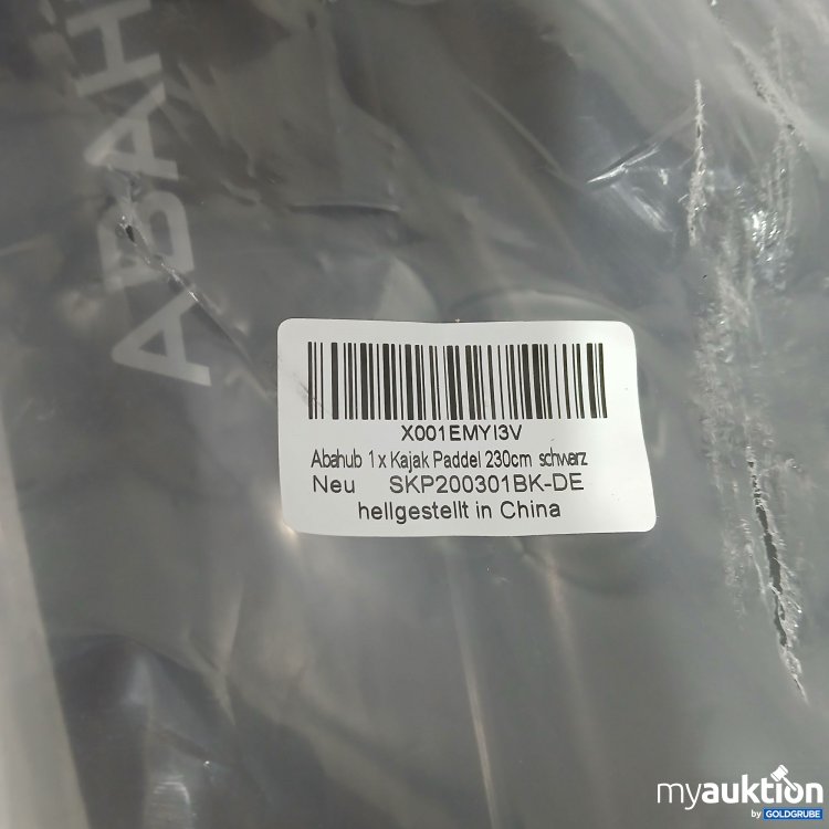 Artikel Nr. 899863: Abahub Kajak Paddle 230cm Schwarz 