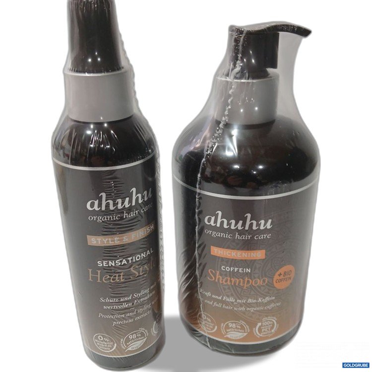 Artikel Nr. 918863: ahuhu Sensational Heat Styler ahuhu Coffein Shampoo und heat styler