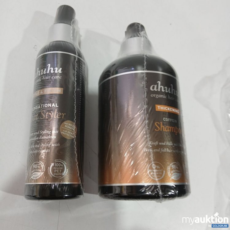 Artikel Nr. 918863: ahuhu Sensational Heat Styler ahuhu Coffein Shampoo und heat styler